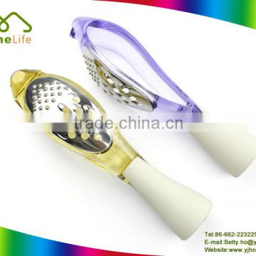 Good quality stainless steel cooking ware cheese vagetable grater with TPR handle