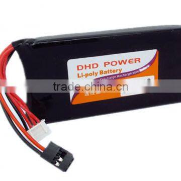 CNDHD 11.1V 8C 2200MAH RC Transmitter Lipo Battery Power for FUTABA 4CH 6CH Remote control
