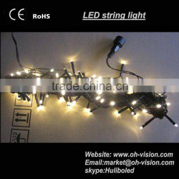 Hot sell IP65 led string light Christmas garland decoration light