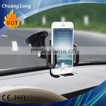 Universal 360 degree rotating adjustable windshield car phone dock for 3.5-6 inch cell phone