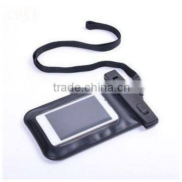 Black Waterproof pouch for iphone