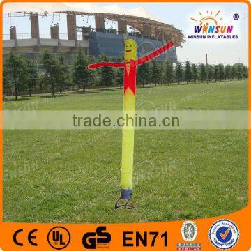 CE approved human shape single air tube for party rental