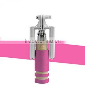 Handheld monopod selfie stick, monopod with cable, telescopic hot stick