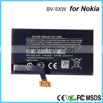 Original Spice Mobile Phone Rechargeable Lithium BV-5XW Battery for NOKIA Lumia 1020 909 2000mah