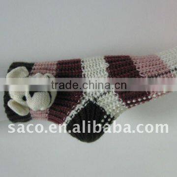 Fashion children's sock with the dog pattern on it