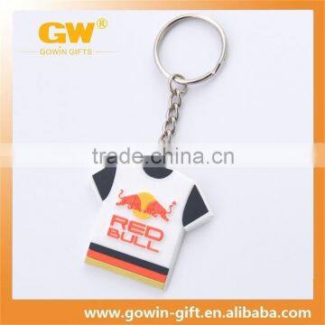 Famous Brand Own Designs Custom Rubber Promotional Keychain