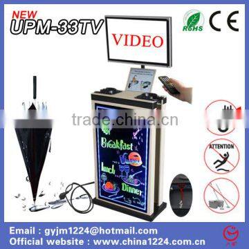 Latest Innovative Technology Products Umbrella Wrapper With Led Writing Board and Led Monitor Display photo-4