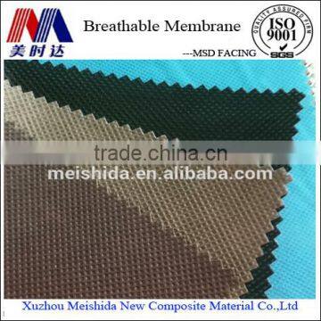 Waterproof breathable Membrane building and contructure material