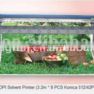 Light Duty Solvent Printer (3.2m*8 heads Konica 512/42pl)