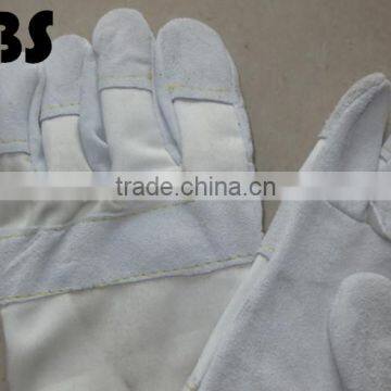 BSSAFETY Short Cow Split Leather Welding Safety Gloves photo-6
