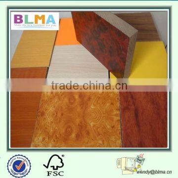 18mm MR glue mdf melamine paint