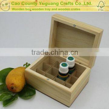 Custom essential oil wood box