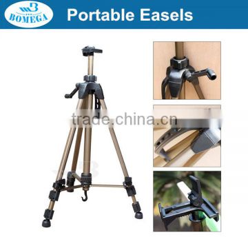 In stock 50-160cm aluminum easel stand wholse display easels