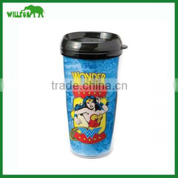 BPA Free Plastic coffee acrylic tumbler