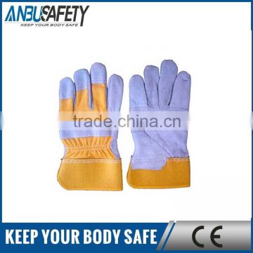 good quality cow grain leather winter leather gloves