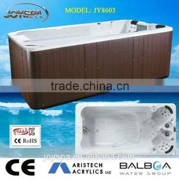Outdoor swim spa 4m length/luxury swim spa/massage swimming pool