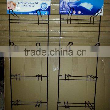 snack potato chips metal stand shelf for supermarket