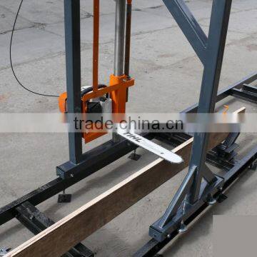 horizontal cutting electrical chainsaw mill portable