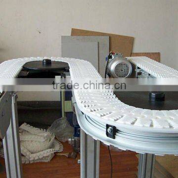 industrial plastic table top chain conveyor