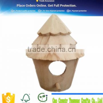 Cheap Solid Garden Decration Hang Hand Made Bird Nest Outside