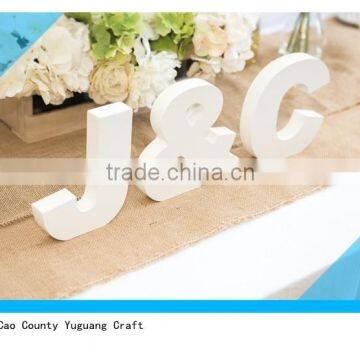 White Decorative Wooden Letters Wholesale for Wedding Decor