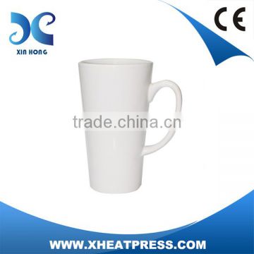 Good Quality Cheap Promotional 17oz Latte Ceramic Coffee Mug White In Printed Logo M-Z1