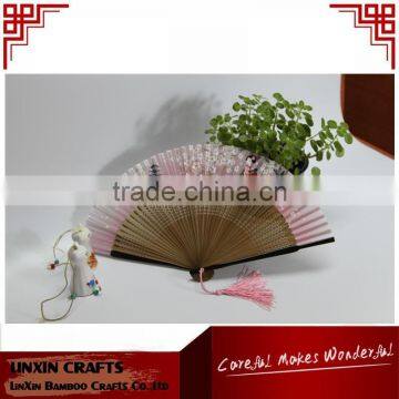 high quality cheap silk bamboo fans from china