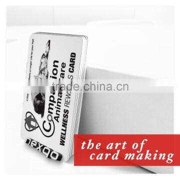 Printable PVC magnetic stripe card, paper magnetic stripe card