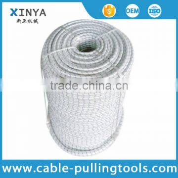 High strength double braied nylon pulling rope,polyethylene rope