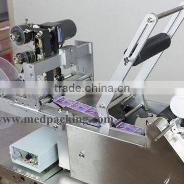 Semi Automatic Round Bottle Self Adhesive Labeling Machine With Fight Coding Printer photo-3