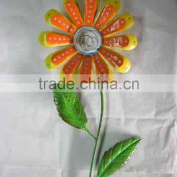 Garden Decoration Flower Stakes Decorative Flower Stake Metal Flower Stake Flower Garden Decoration Stake Flower Pick photo-3