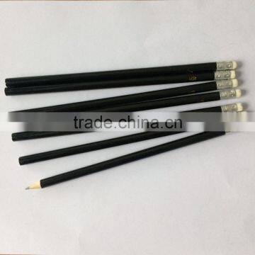 Low price black wood standard pencils with bulk packing