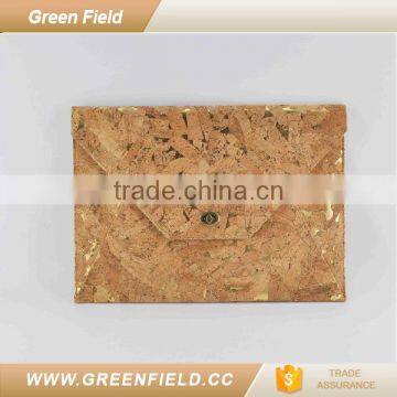 recycled cork portugal file folder with metallic fleck handmade file decoration