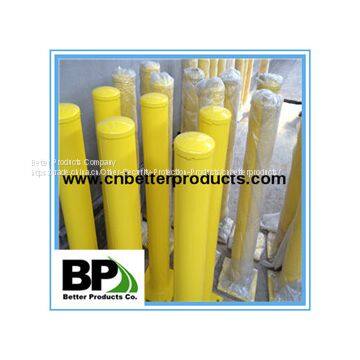 steel surface mounted steel bollard for safety