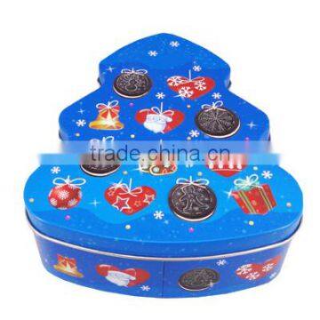 christmas chocolate biscuit tin box for presents