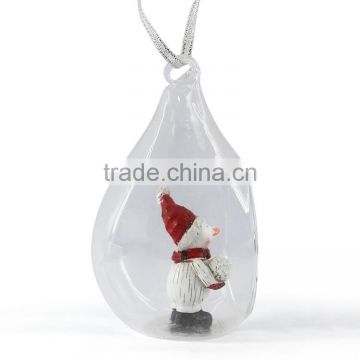 2015 Newest glass christmas tree ornaments