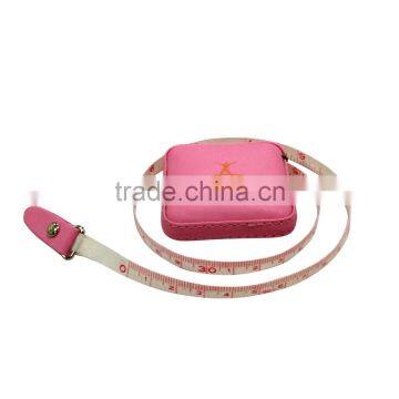 Round pu Leather Tape Measure,retractable Measuring Tape