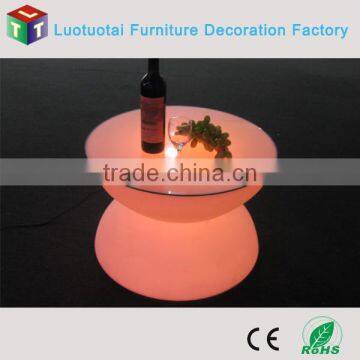 RGBW Color Change Remote Control Illuminated Commercial Led Furniture /led Bar Table photo-3