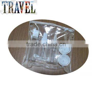 Cheap promotional bathroom tsa travel bottle kit travel bottle set