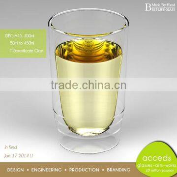Clear Borosilcate Glass Double Wall Tumbler photo-4