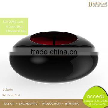 Wholesale Round Table Clear Glass Candle Holder photo-6