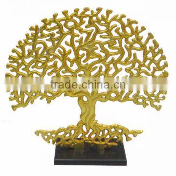 Aluminium Tree Golden