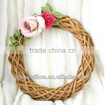 Christmas Wicker Heart-shape Wreath & Wicker Hanging Heart & Wicker Christmas Crafts photo-4