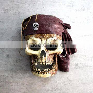 Custom Halloween Pirates of the Caribbean Skull Wall Hanging photo-3