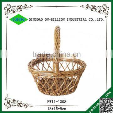 Hand Knitting Wicker Gift Basket Miniature Wicker Baskets photo-3