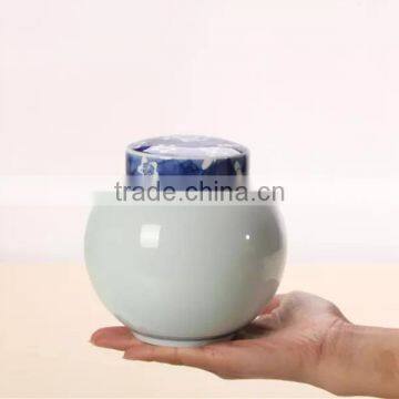 China funeral supply Cheap Custom Cinerary Ceramic urn for pet