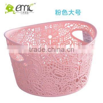 Lace Design Plastic Basket, Lace Baskets, Plastic Round Shape Basket photo-5