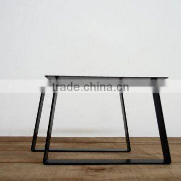 2017 Hot New Products Thin Steel Black Metal Bench Leg With Wood Table photo-3