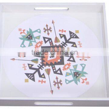 Square Lacquered Serving Tray photo-2