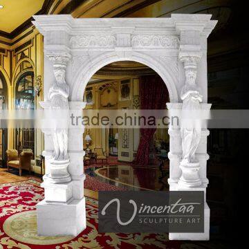 Hot Sale Modern Home Decor Stone Carvings and Sculpture Marble Interior Door Surrounds photo-4
